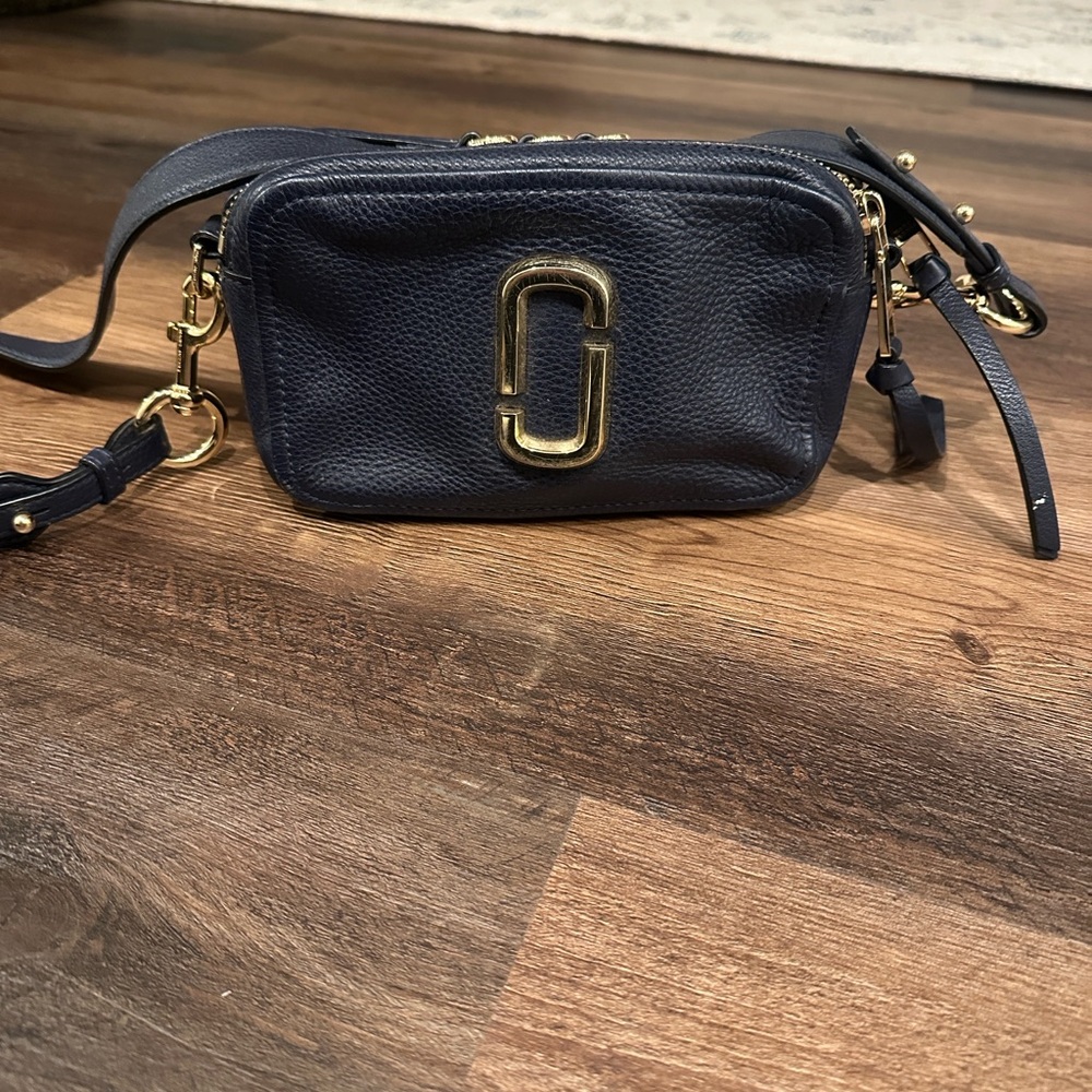 Marc Jacobs Black Leather Snapshot Crossbody Bag - Picture 5 of 5